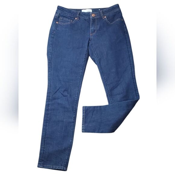 Loft Denim Dark Wash Curvey Skinny Jeans - Picture 1 of 6